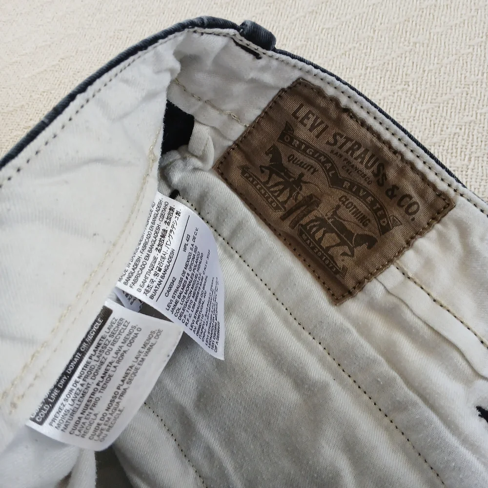 levis ♡ ace cargo twill black mens 36×30 grunge utility gorpcore workwear white